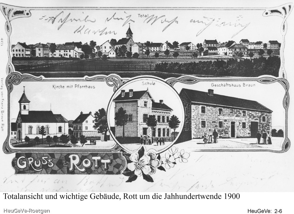 Rott, um 1900 