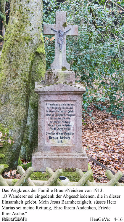 Wegkreuz Braun/Neicken, 2016