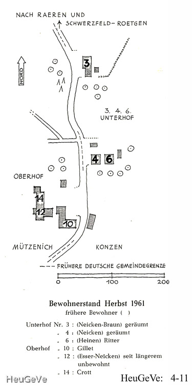 Die letzten Bewohner, 1961