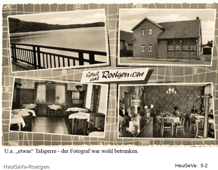 Etwas Talsperre, um 1950
