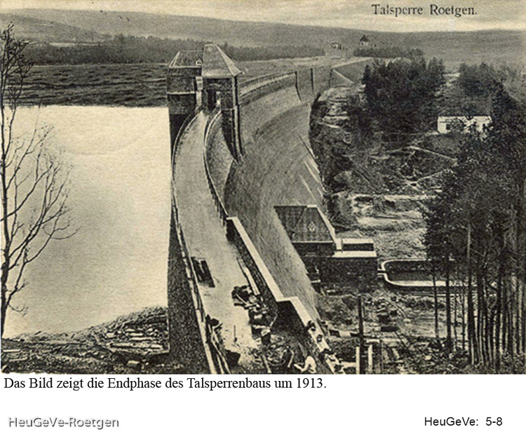 Dreilägerbachtalsperre, 5.3.1913