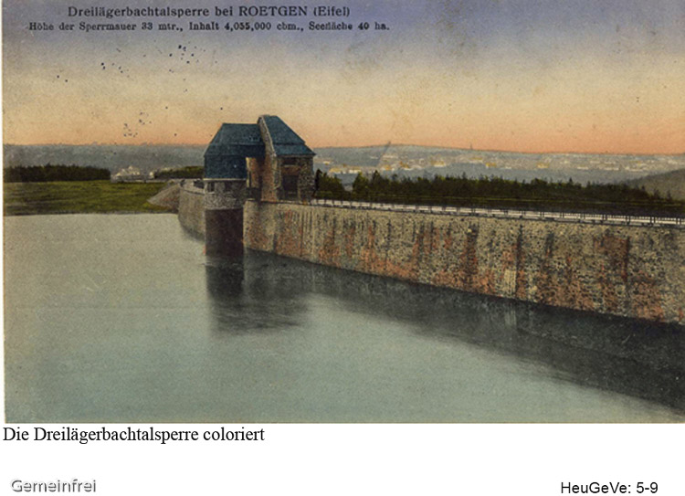 Dreilägerbachtalsperre, Poststempel 24.9.2013