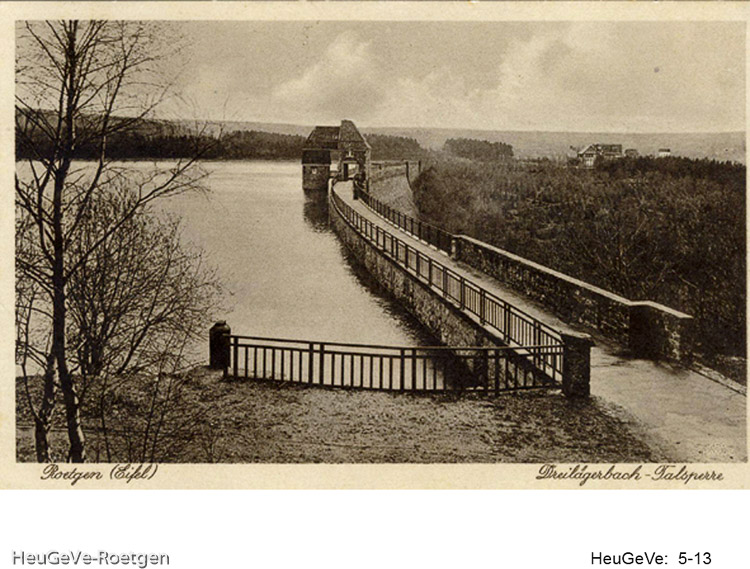 Dreilägerbachtalsperre, 1921