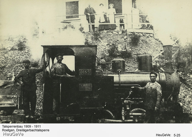 Dreilägerbachtalsperre, um 1910
