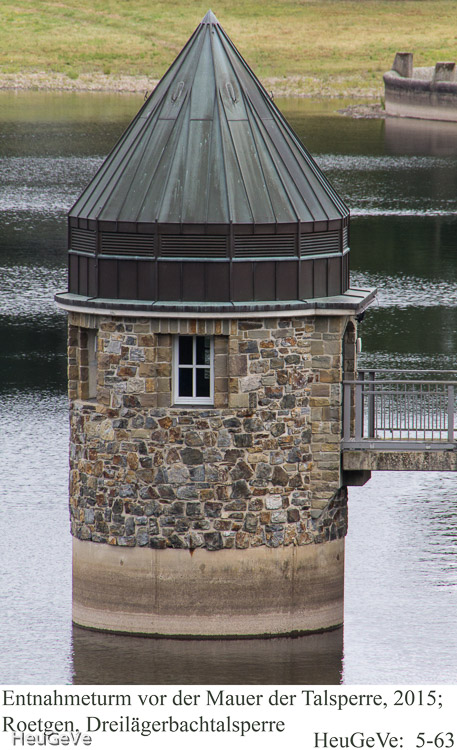 Entnahmeturm der Talsperre, 2015