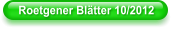 Roetgener Blätter 10/2012