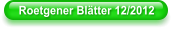 Roetgener Blätter 12/2012