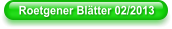 Roetgener Blätter 02/2013
