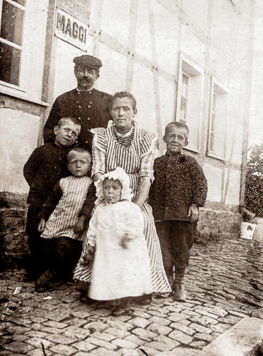 wohnte hier bis 1911.